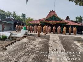 KOORDINASI RUTIN DAN APEL  PAGI HARI SENIN 26 JANUARI 2026 DI KALURAHAN KARANGMOJO